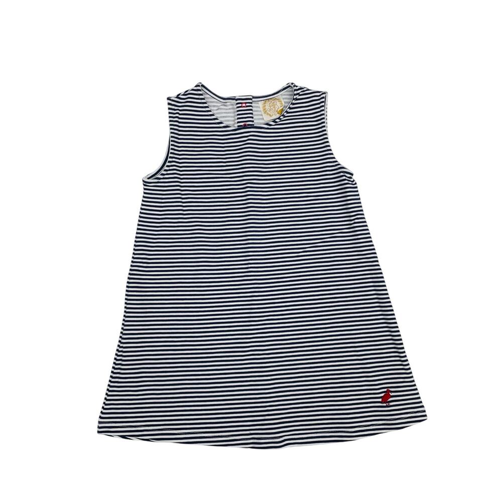 NWT TBBC Size 6 Jane Ashley Jumper in Nantucket Navy Stripe